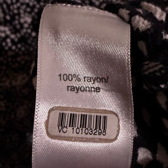 Maurices, black white pattern knee length dress, women's XL - Picture 4 of 4